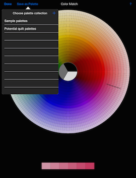 saving matched colors as a palette