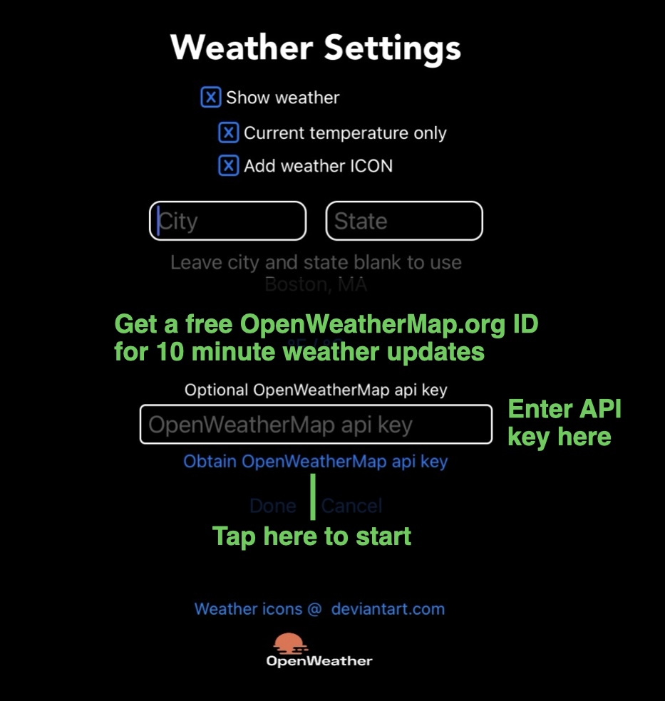 how to get 10 minute weather updates